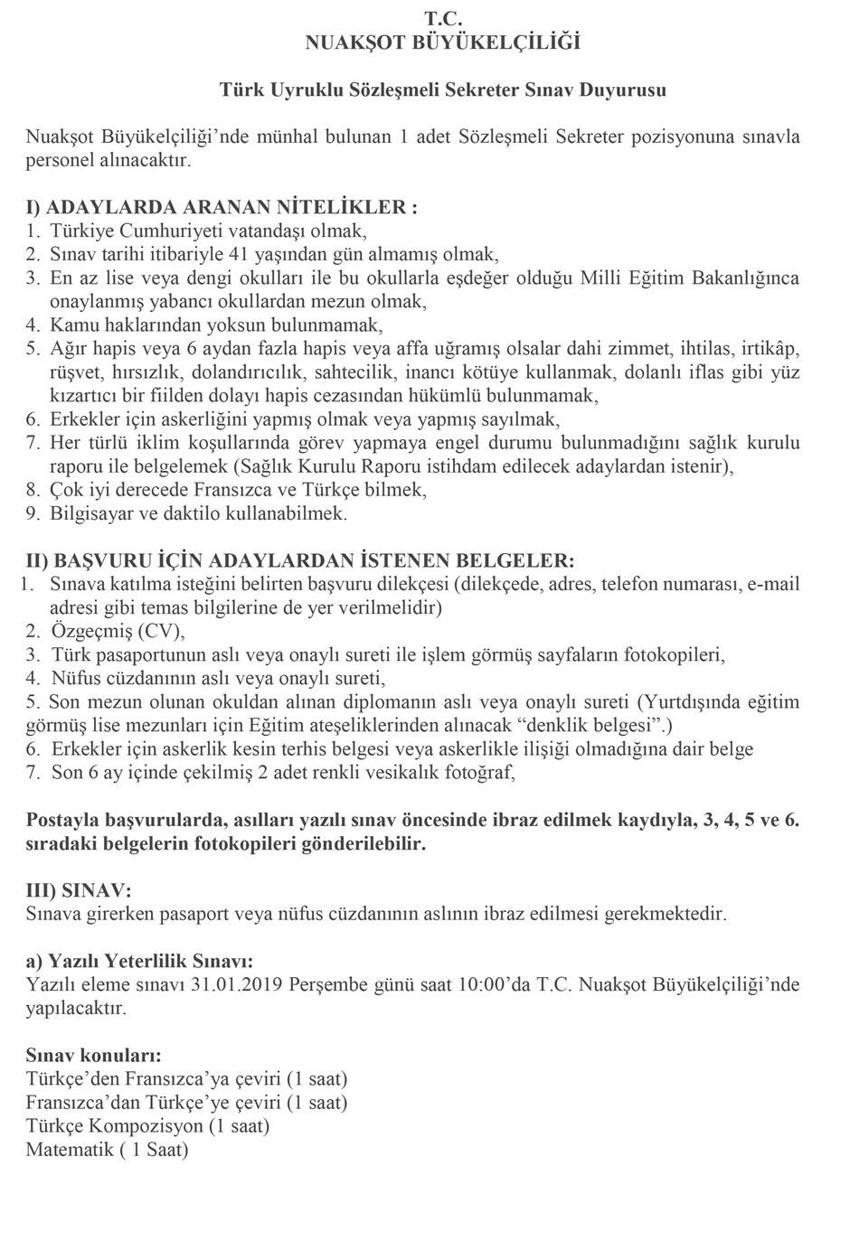 2019’da hangi kurum kaç kişi alacak?