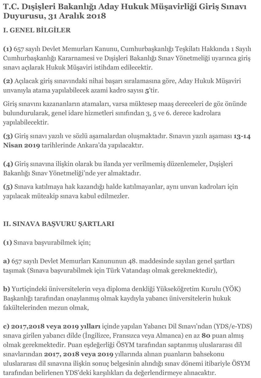 2019’da hangi kurum kaç kişi alacak?