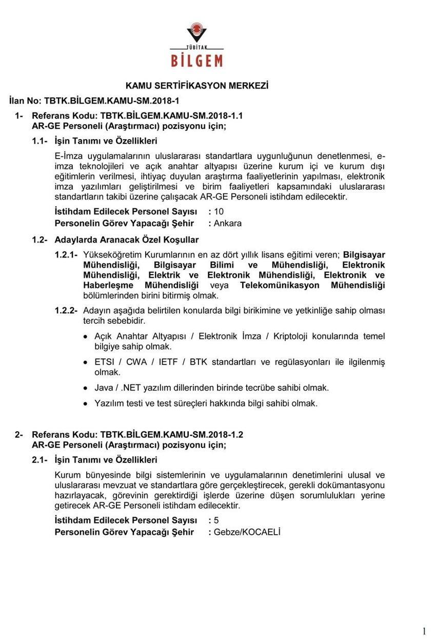 2019’da hangi kurum kaç kişi alacak?