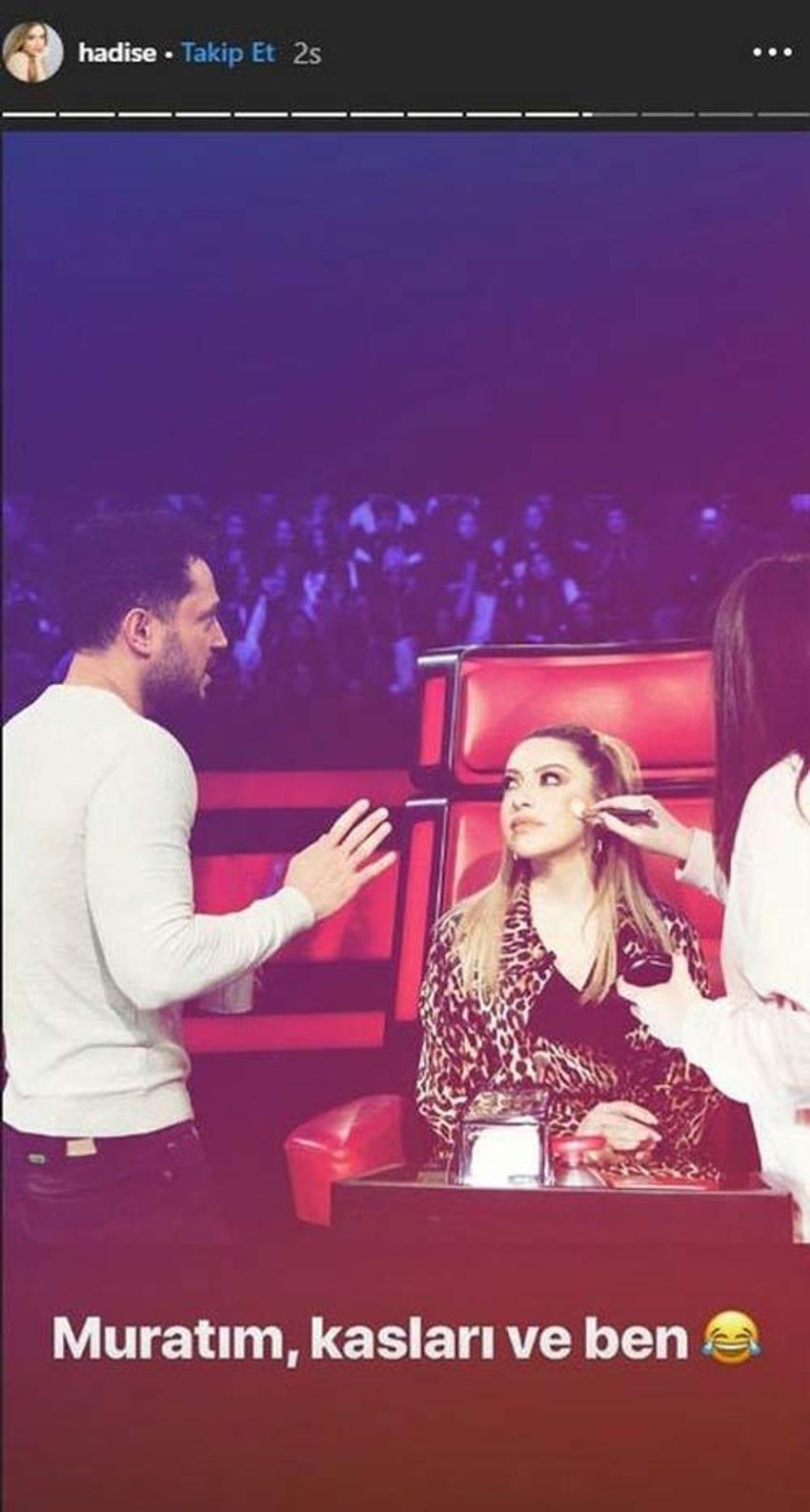 Hadise'den bomba paylaşım: Muratım, kasları ve ben