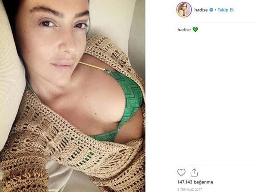 Hadise'den bomba paylaşım: Muratım, kasları ve ben