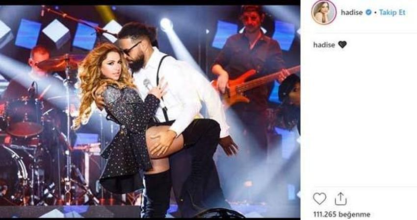 Hadise'den bomba paylaşım: Muratım, kasları ve ben