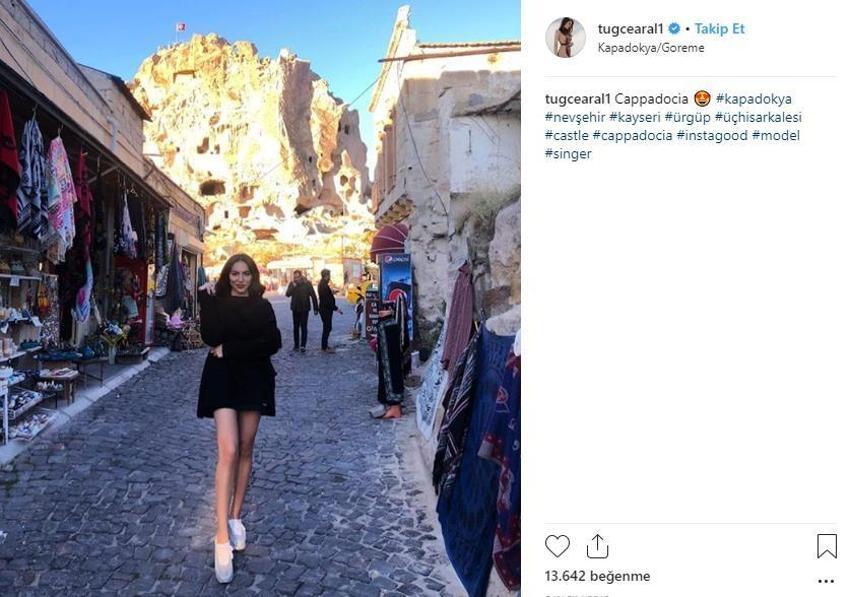 Tuğçe Aral'dan sosyal medyayı sallayan poz!