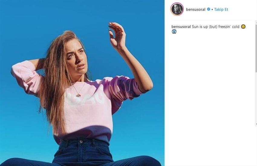 Bensu Soral o halini paylaştı, Instagram yıkıldı!