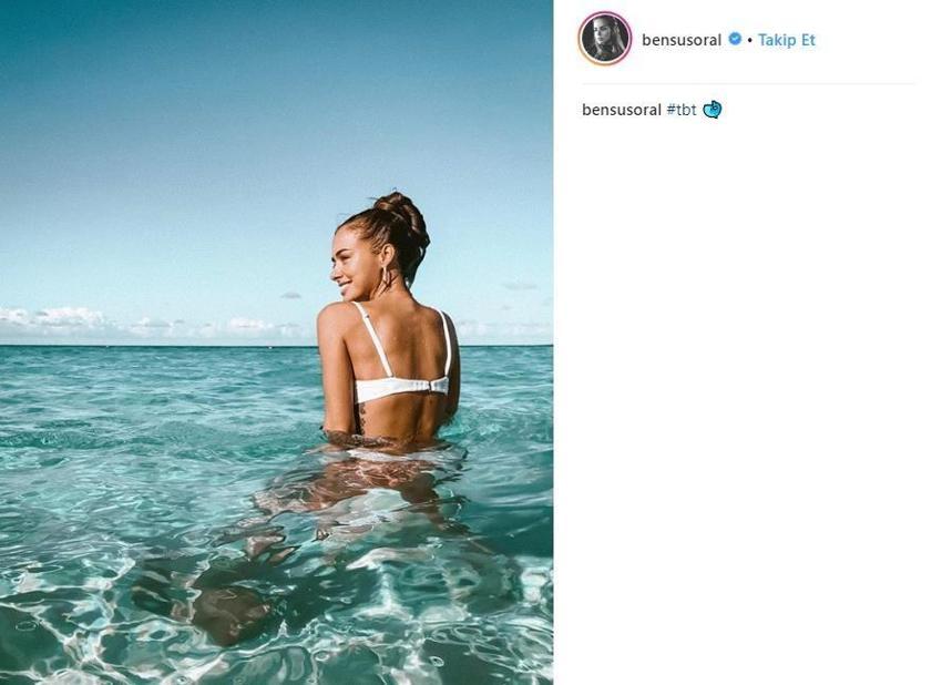 Bensu Soral o halini paylaştı, Instagram yıkıldı!