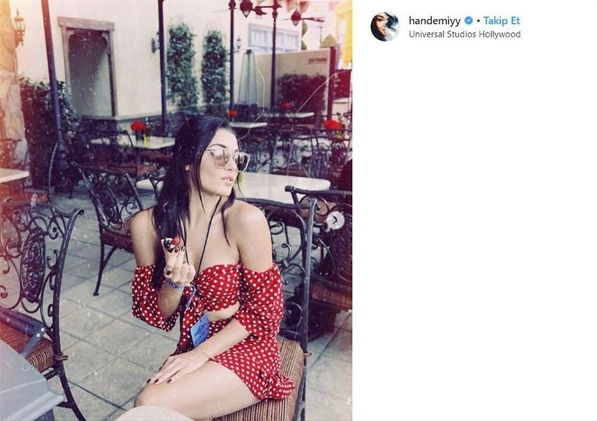 Hande Erçel'in 'seksi' fotoğraf krizi!