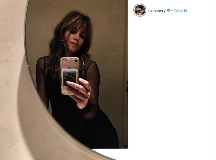 Halle Berry dövmesini göstermek için soyundu