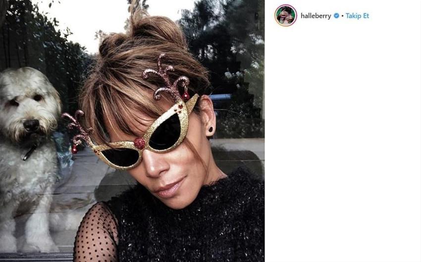 Halle Berry dövmesini göstermek için soyundu
