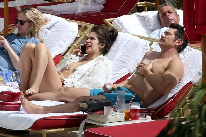 James Franco-Isabel Pakzad, Miami tatilinde