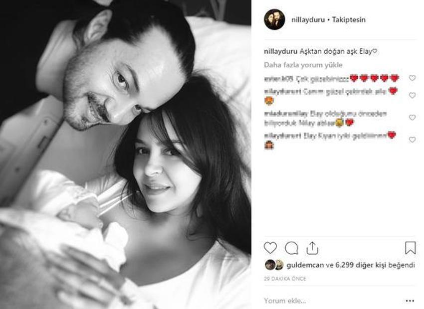 Güzel oyuncu anne oldu