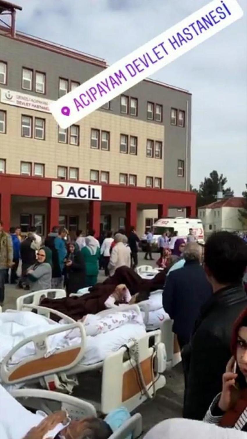 Denizli'de şiddetli deprem! Art arda artçı sarsıntılar...