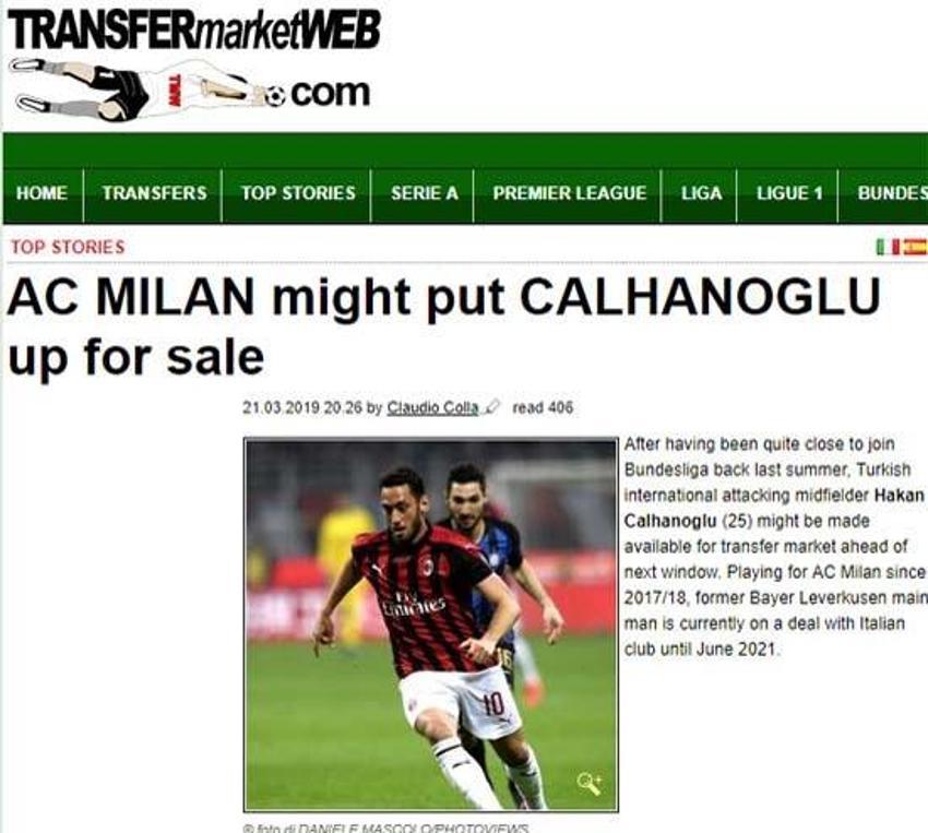 Hakan Çalhanoğlu'nun yeni adresi...