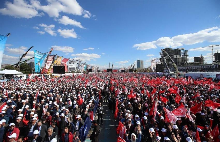 Ankara'da tarihi gün! İşte dev mitingden kareler...