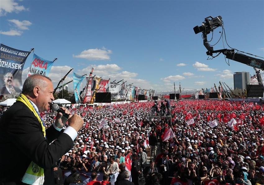 Ankara'da tarihi gün! İşte dev mitingden kareler...