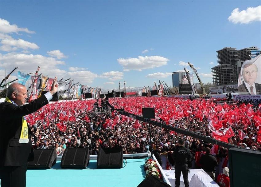 Ankara'da tarihi gün! İşte dev mitingden kareler...