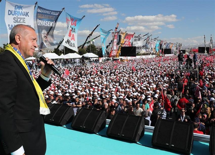 Ankara'da tarihi gün! İşte dev mitingden kareler...