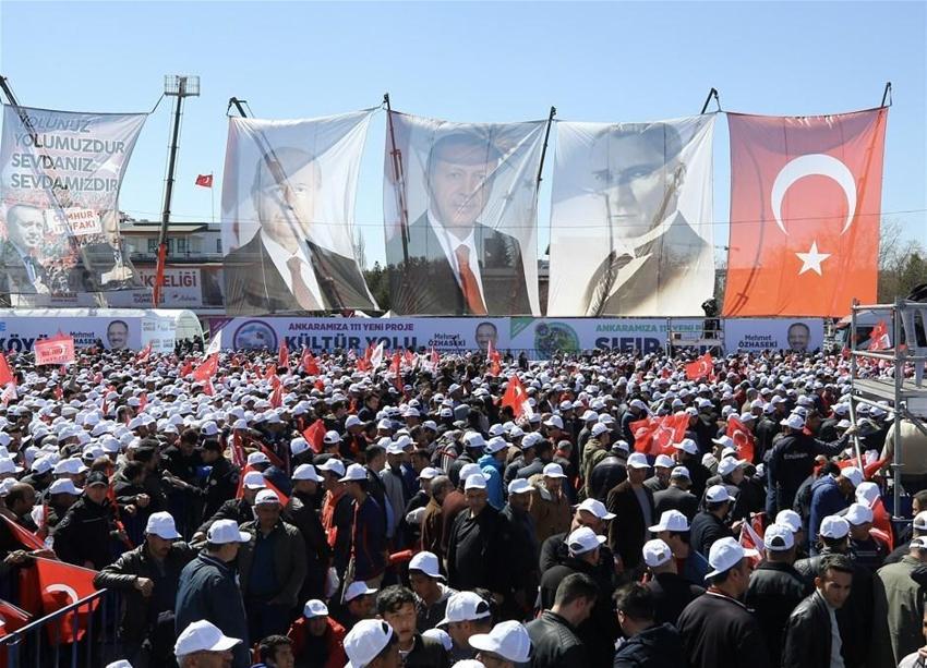 Ankara'da tarihi gün! İşte dev mitingden kareler...