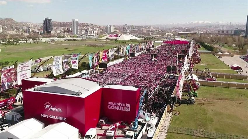 Ankara'da tarihi gün! İşte dev mitingden kareler...