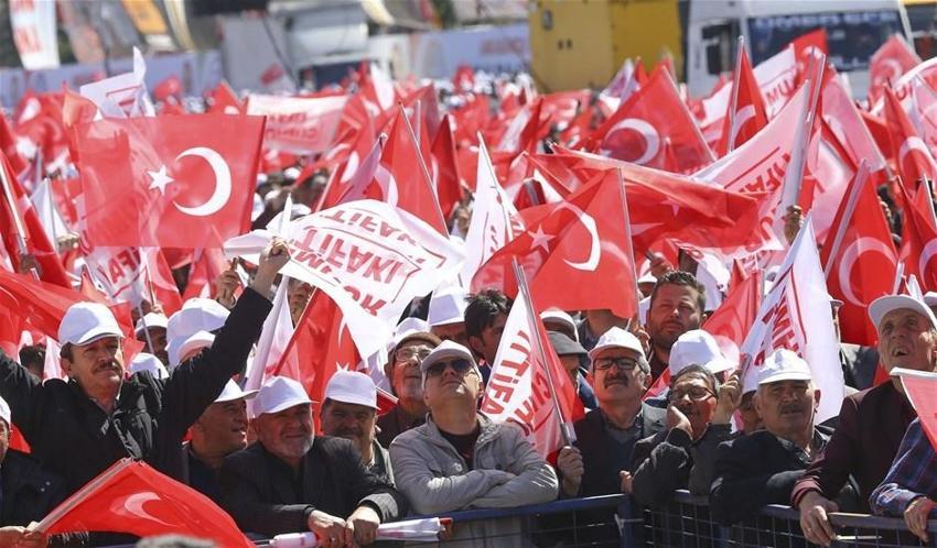 Ankara'da tarihi gün! İşte dev mitingden kareler...