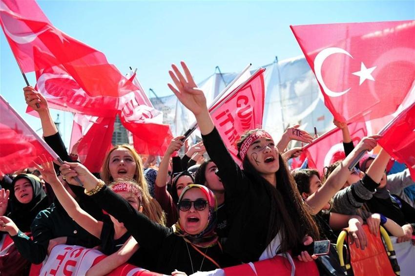 Ankara'da tarihi gün! İşte dev mitingden kareler...