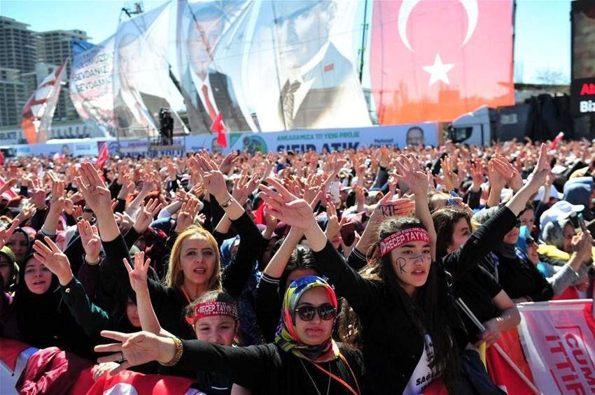 Ankara'da tarihi gün! İşte dev mitingden kareler...