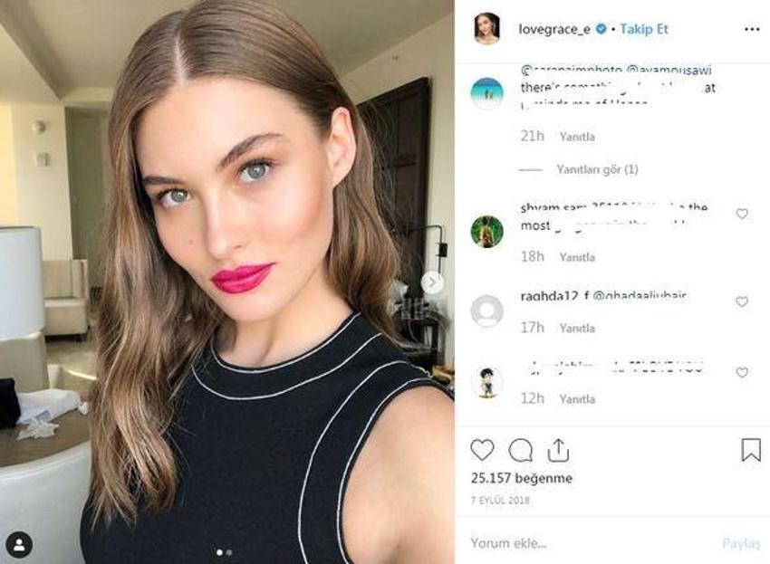 Victoria’s Secret’ın en yeni meleği Grace Elizabeth