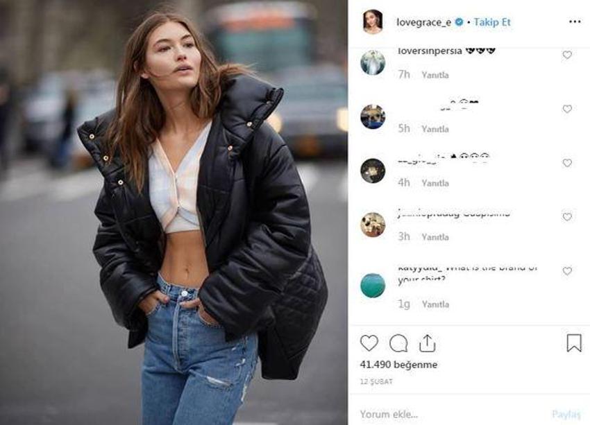 Victoria’s Secret’ın en yeni meleği Grace Elizabeth