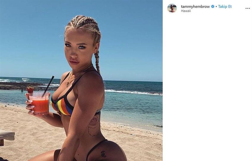 Ünlü model fena rezil oldu!