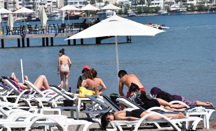 Marmaris'te güzel hava keyfi