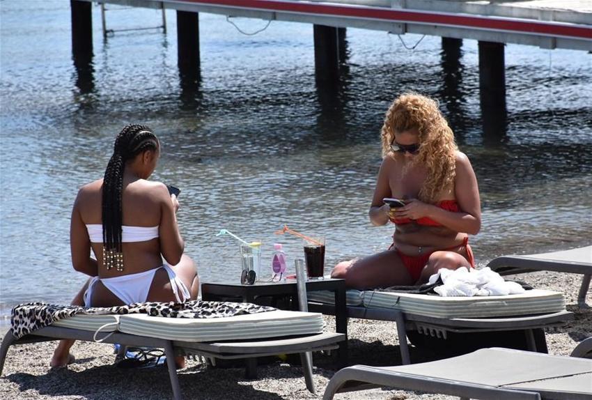 Marmaris'te güzel hava keyfi