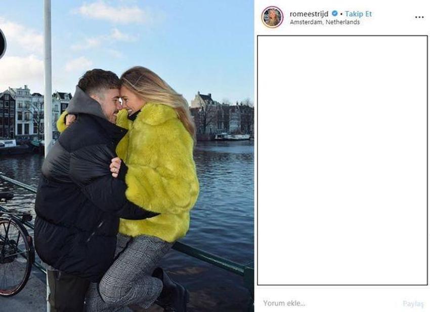 Romee Strijd’den ‘ateşli çömelme’ pozu