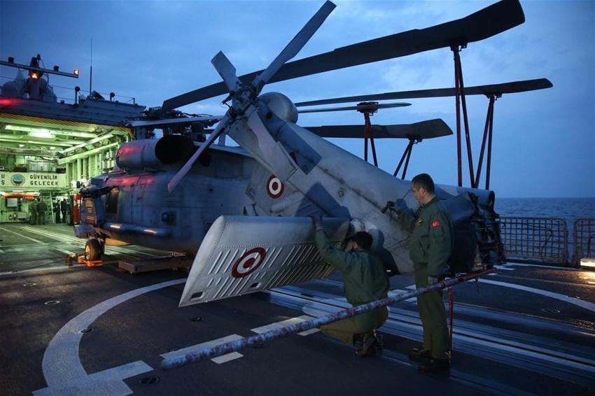 'Denizkurdu-2019'un üçüncü gününde helikopterler gücünü gösterdi