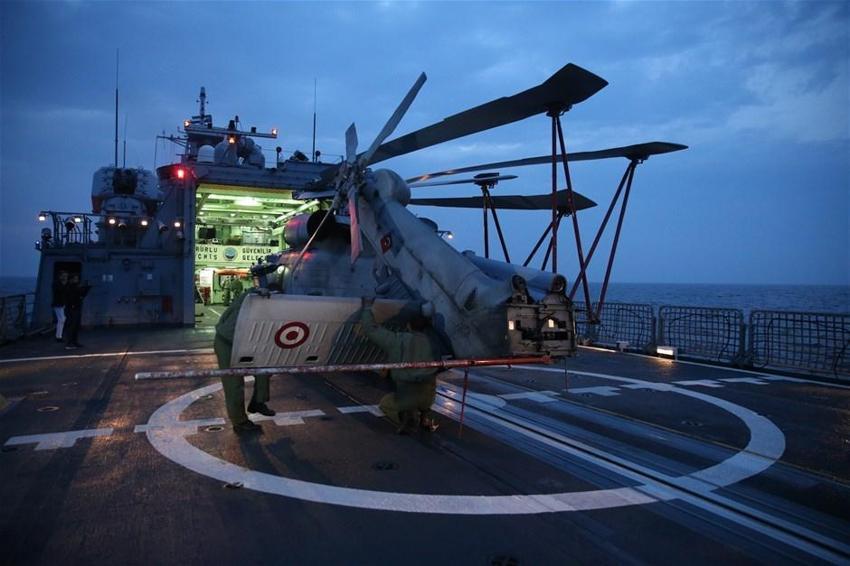 'Denizkurdu-2019'un üçüncü gününde helikopterler gücünü gösterdi