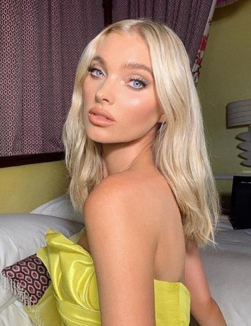 Elsa Hosk otel odasından paylaştı