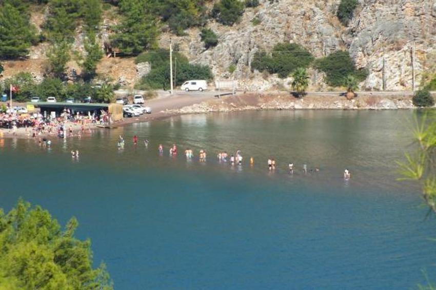 Kızkumu'na turist yağıyor