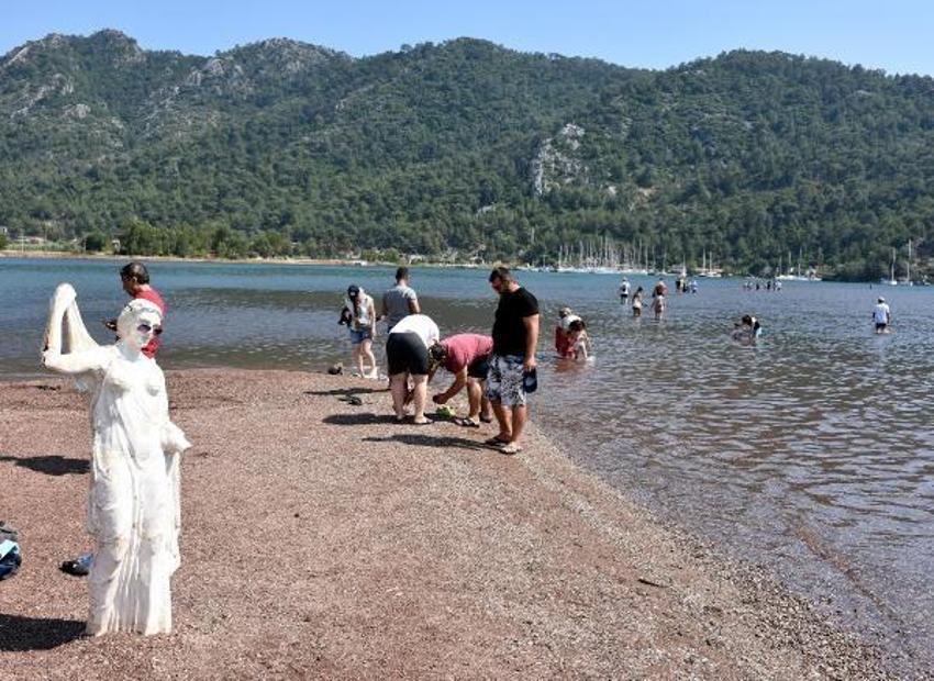Kızkumu'na turist yağıyor
