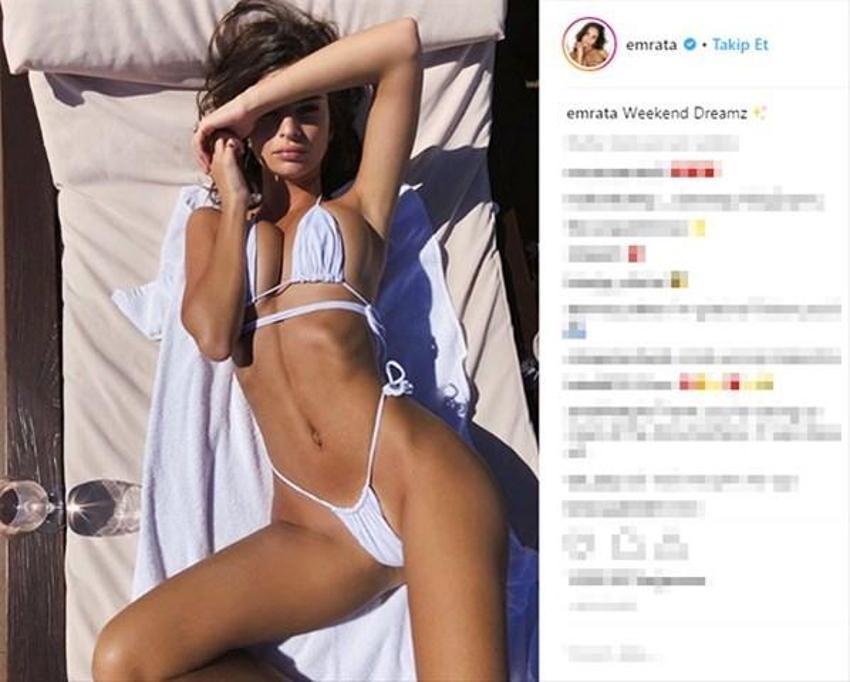 Emily Ratajkowski'den çırılçıplak paylaşım