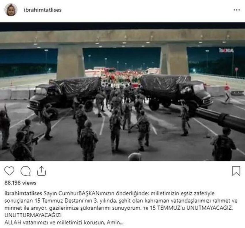Ünlü isimlerden 15 Temmuz mesajları: Unutmak yok!