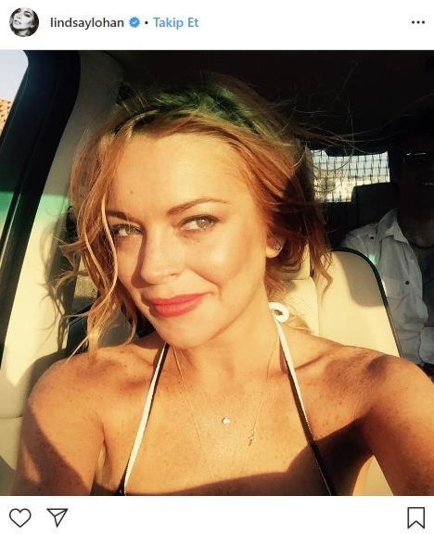 Lindsay Lohan yine çok cesur! Bir paylaşım daha