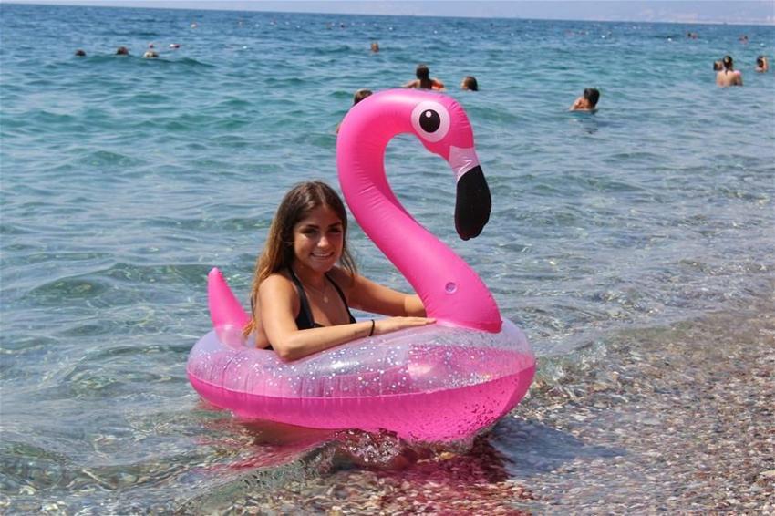 Denizin keyfini çıkardılar