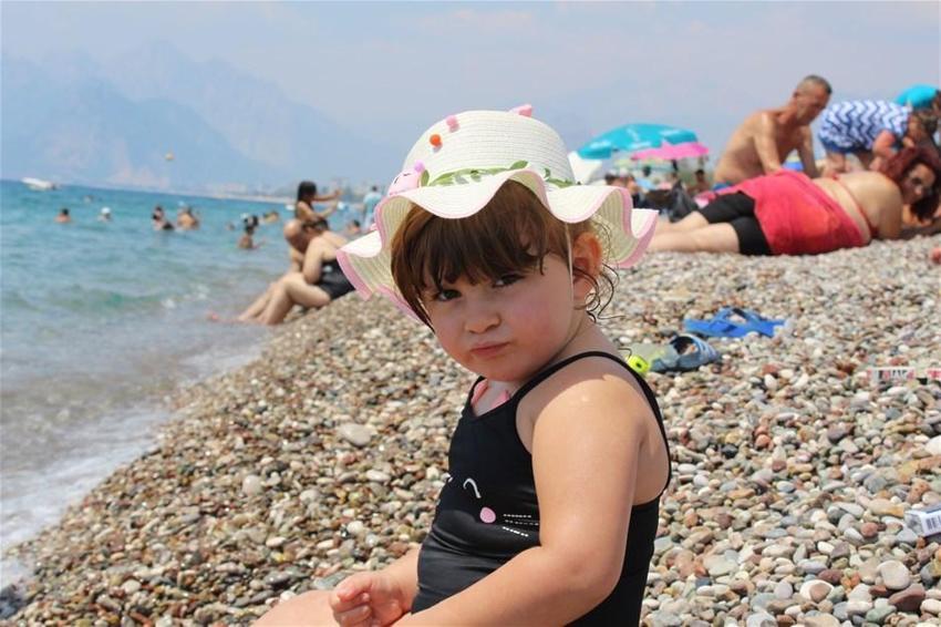 Denizin keyfini çıkardılar