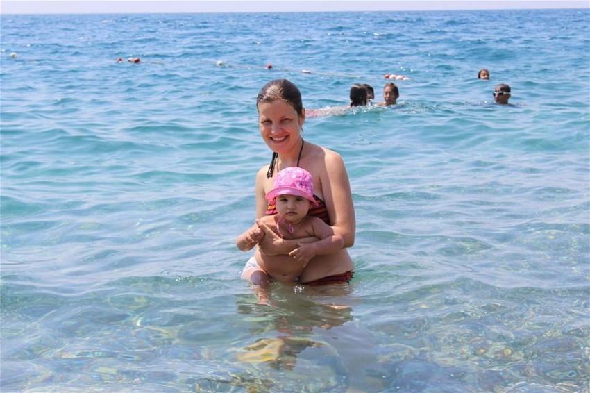 Denizin keyfini çıkardılar