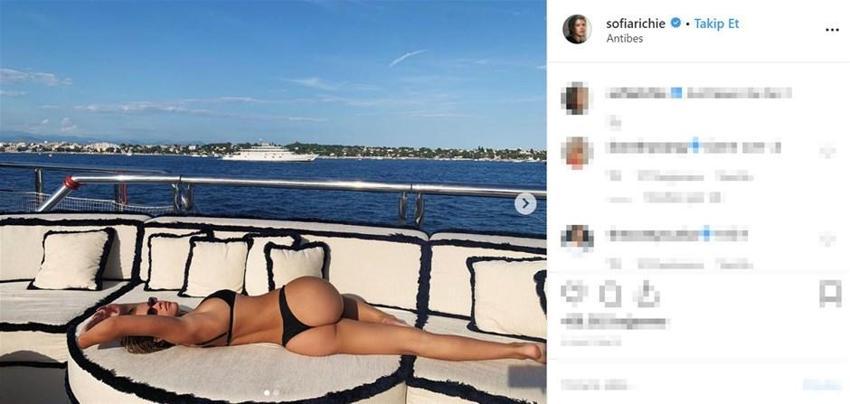 Sofia Richie'den bikini şov