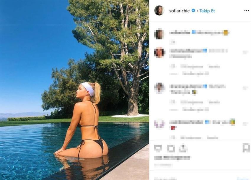 Sofia Richie'den bikini şov