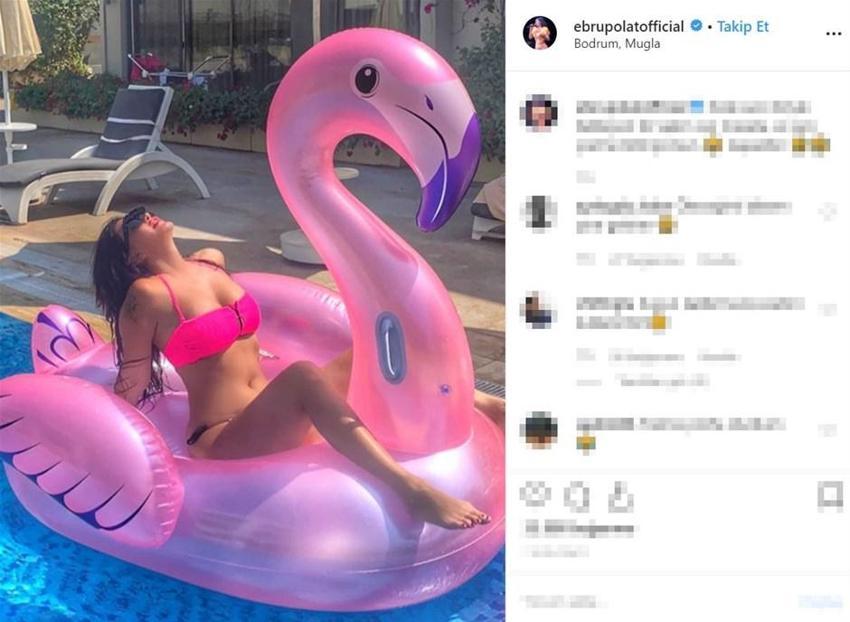 Ebru Polat'dan olay video!