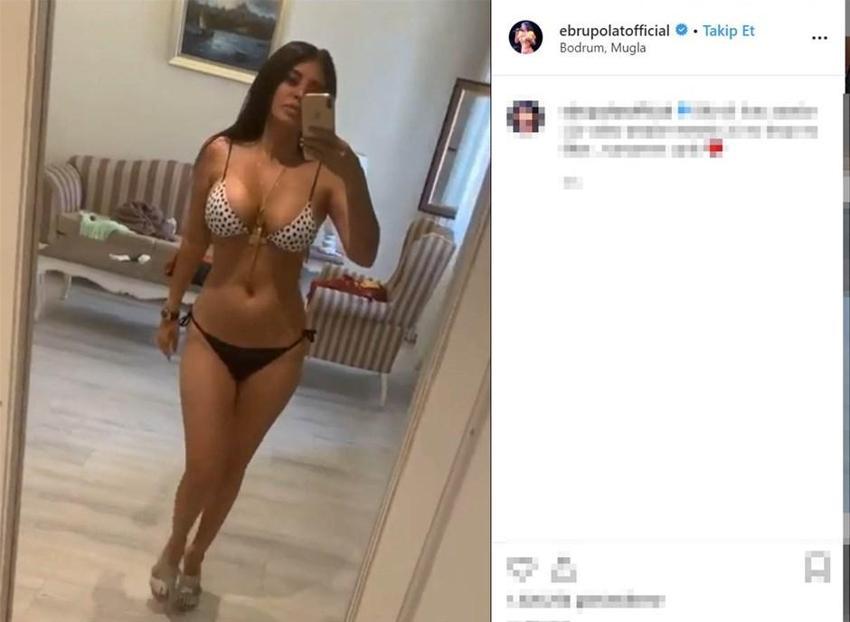 Ebru Polat'dan olay video!