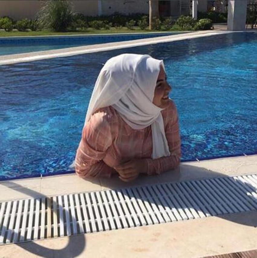 Hanife'nin mayolu paylaşımı olay oldu!