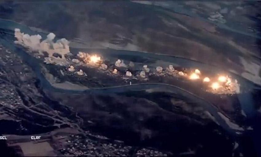 ABD vurdu! 36 bin kilo bomba atıldı...