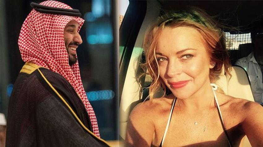Prens Selman ile aşk yaşadığı konuşulan Lindsay Lohan bombayı patlattı!