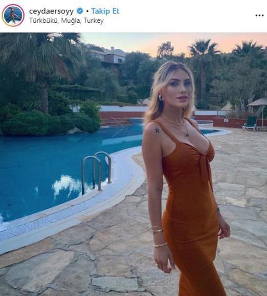 Ciciş Ceyda'dan Instagram'ı sallayan poz!